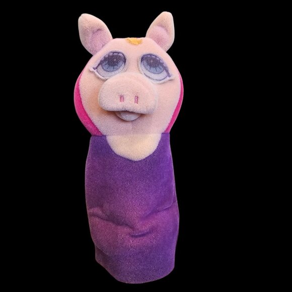 VTG 80s Muppet Babies Miss Piggy Tub Buddies BATH MITT PLUSH Washable USA Made - Picture 4 of 10